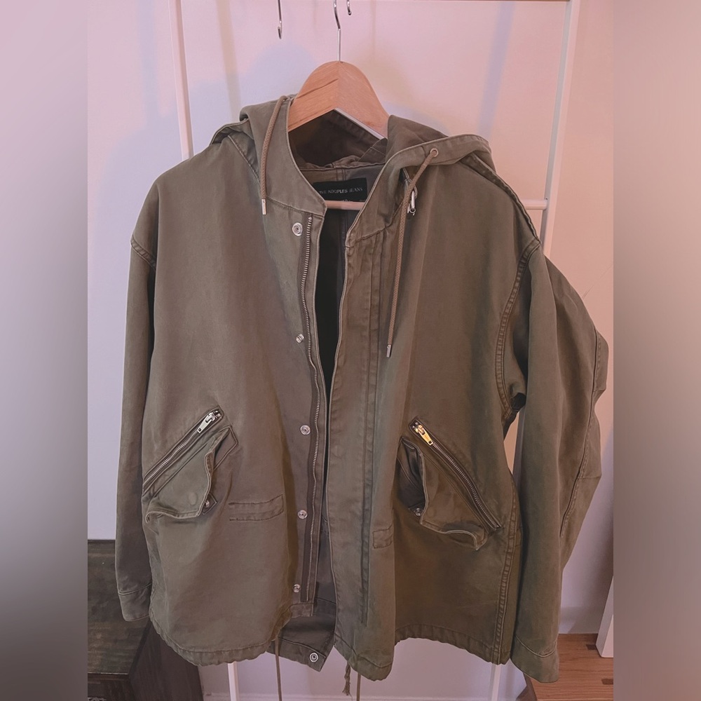 The Kooples Japanese Cloth Military Jacket